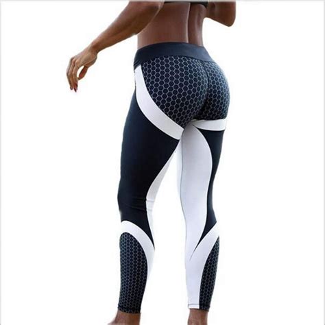 hayoha mesh pattern print leggings fitness leggings for women sporting workout leggins elastic