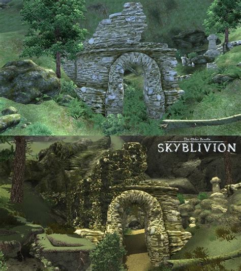 Before And After Fort Facian Wip Rskyblivion