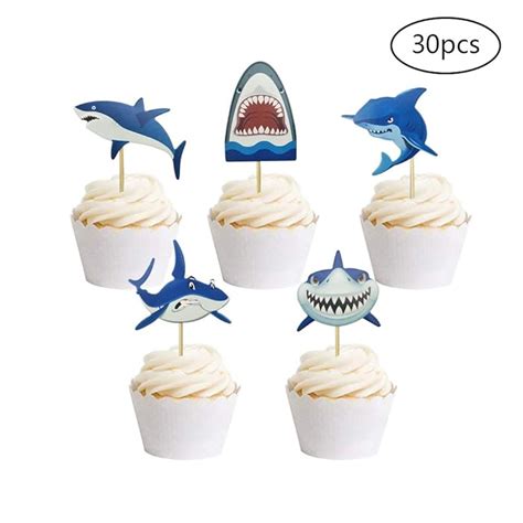 Top 9 Shark Cupcake Toppers Home Previews