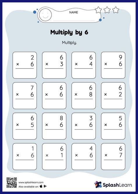 Multiplication Facts Worksheets For 3rd Graders Online Splashlearn