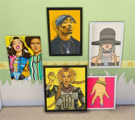 Urban Art For The Sims 4 Madame Sims 4 All In One Photos