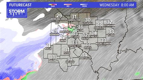 St Louis Weather Forecast Timeline Tracking Snow Sleet Ksdk Com