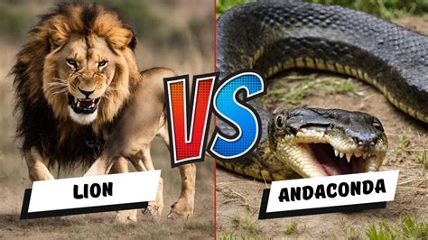 Lion Vs Anaconda Who Would Win Youtube