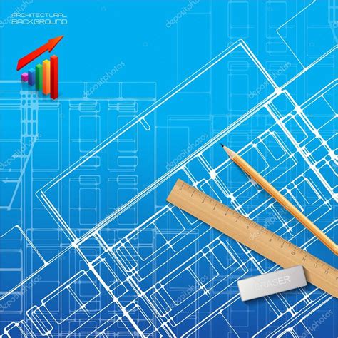 Background For Architectural Project Stock Vector Image By ©galastudio