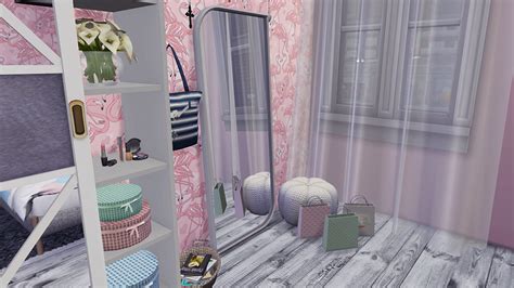 Simowa Ulica The Sims 4 Speed Build Girly Apartment Cc Links Mods