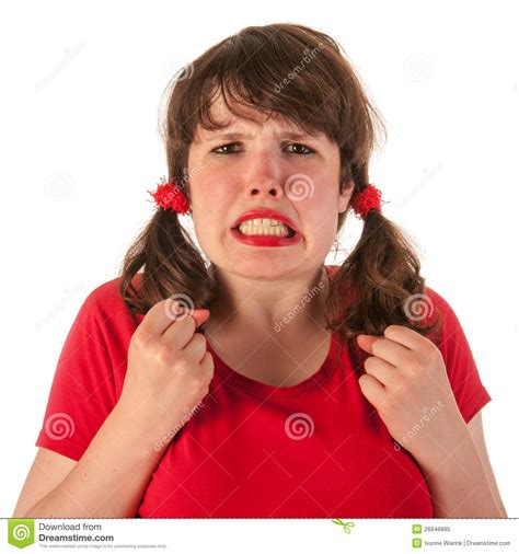 Angry Girl Stock Image Image Of Furious Beauty Raging