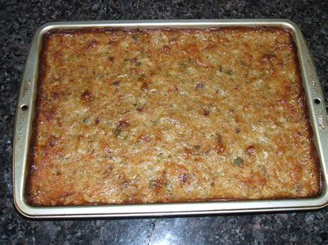 Spread mixture into greased 9x11 pan. Thanksgiving Dinner Recipes - Cook Like Grandma Used To