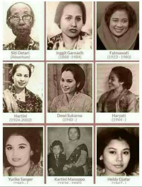 Ini 9 Istri Soekarno Portal Islam