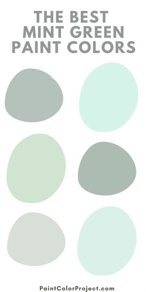 The Best Mint Green Paint Colors The Paint Color Project