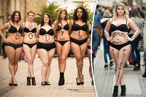 Women Strip To Their Underwear To Promote Body Love
