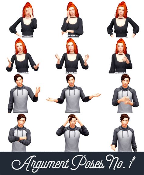 Sims 4 Fighting And Arguing Pose Packs All Free Fandomspot Inter