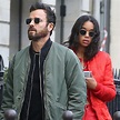 Justin Theroux and Actress Laura Harrier Spend Time Together in Paris