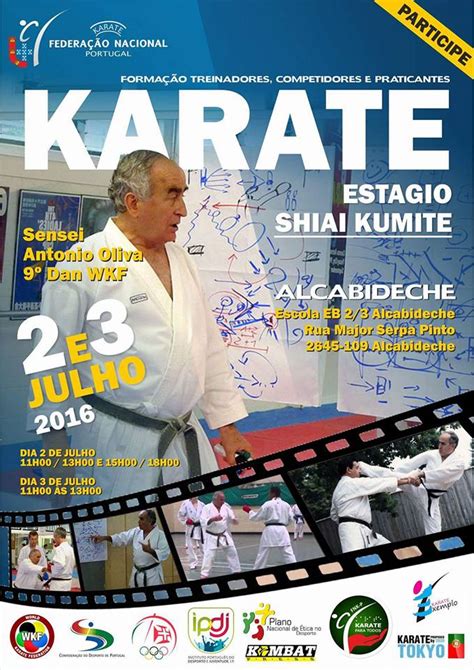 Karate Pombal Estagio De Shiai Kumite Com O Sensei Antonio Oliva