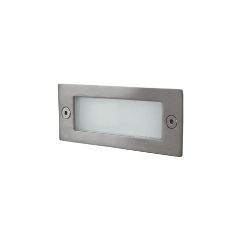 Firstlight Rectangle Led Wall Or Step Light Rated Ip44 8101