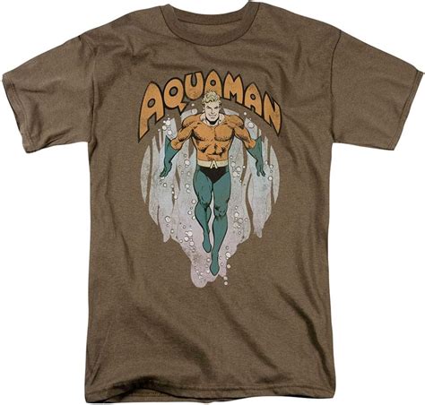 aquaman dc comics adult t shirt collection clothing