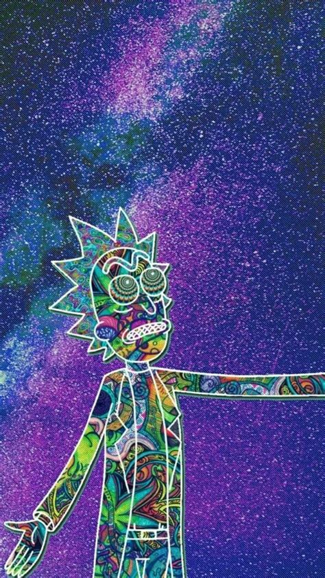 My trip usually ends up dominating the weed high and renders it pointless. Pin em Rick and Morty