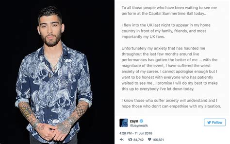 Singer Zayn Malik Cancelled A Show Due To A Severe Anxiety Attack And Heres Why You Shouldnt