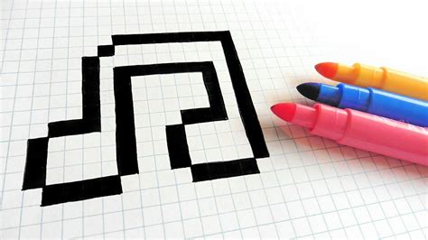 Dessin Facile Pour Enfants Apprendre A Dessiner Du Pixel Art Dibujos Images Images