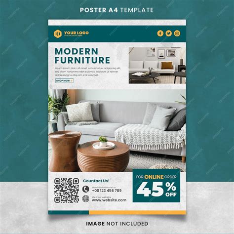 Premium Psd Modern Furniture And Interior Design Poster Or Banner