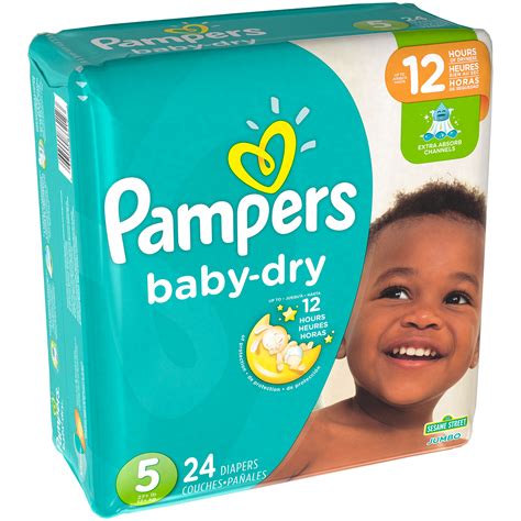 Pampers Baby Dry Diapers Size Jumbo Pack 24ct Pkg Garden Grocer