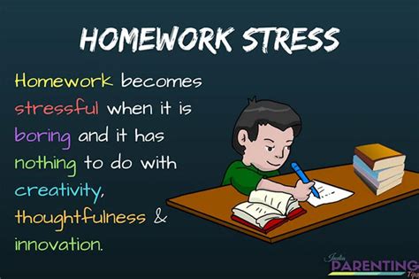 Homework Stress Warning Signs And Role Of A Parent To Reduce Homework