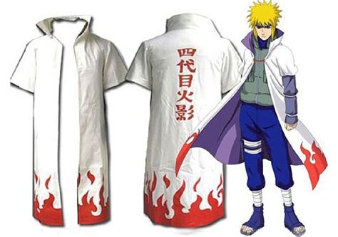 Naruto 4th Yondaime Hokage Cosplay Costume Cloak Unisex