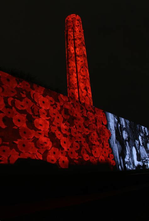 The National Wwi Museum And Memorial In Kansas City Illuminated With