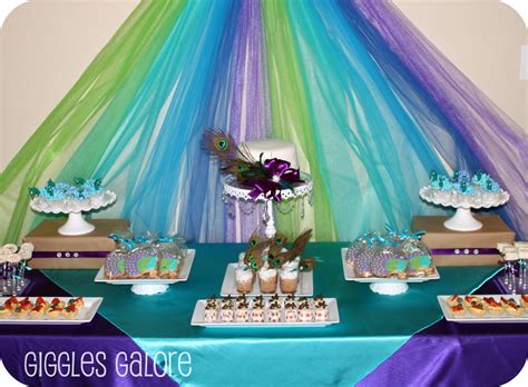 Peacock Princess Themed Birthday Party Ideas (Decorations, Supplies, etc)