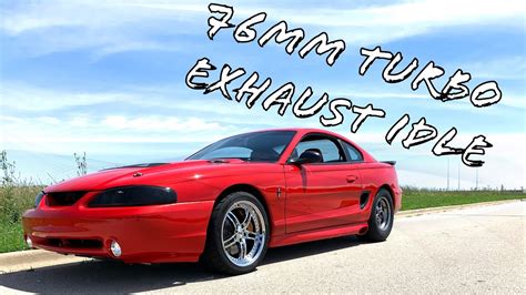 Sn95 Mustang Exhaust Idle Cammed Gt40x Heads 76mm Turbo Walkaround