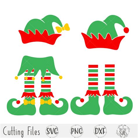 Elf Svg Girl Elf Svg Boy Elf Svg Elf Hat Svg Christmas Etsy