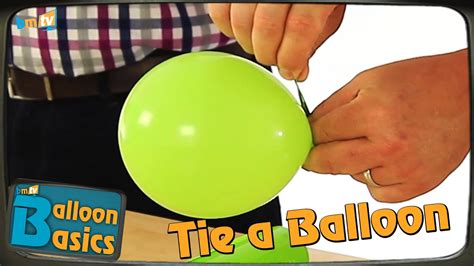 How To Tie A Balloon Knot Easily In A Latex Balloon Balloon Basics 02