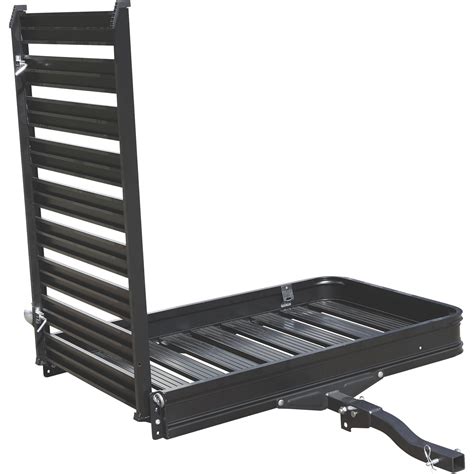 Ultra Tow Aluminum Hitch Cargo Carrier With Ramp 500 Lb Capacity