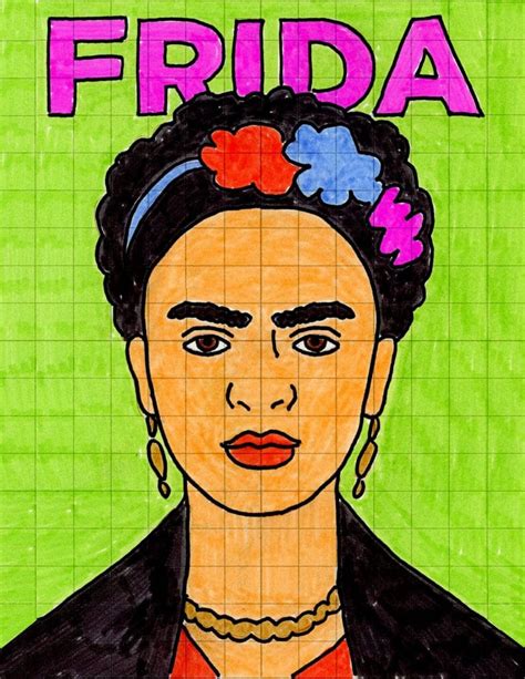 How To Draw Frida Kahlo · Art Projects For Kids