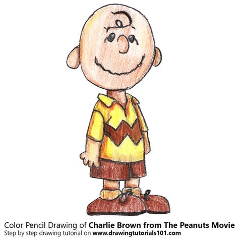 How To Draw Charlie Brown From The Peanuts Movie The Peanuts Movie