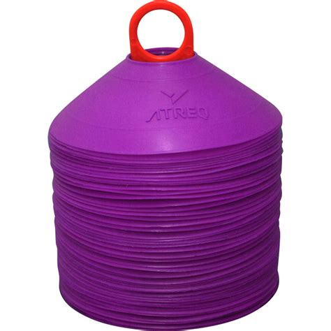 Atreq Marking Cones 50 Set Purple