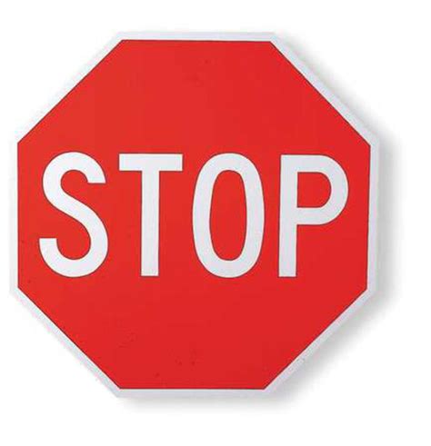 Stop Sign 24x24 Traffic Signs Zing Green Products