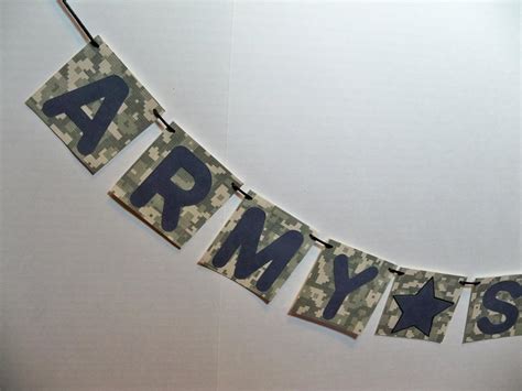 Army Strong Banner Army Garlandpennantdeployment Photo Propcustom