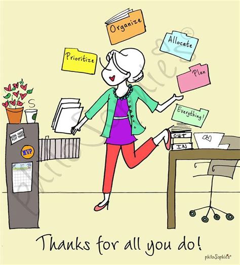 Administrative professionals day for the year 2021 is celebrated/ observed on wednesday, april 21. Image result for admin professional day cartoon ...
