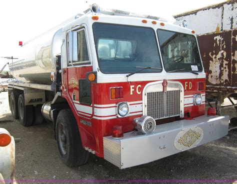 1979 Kenworth Tanker Fire Truck In Dodge City Ks Item B3256 Sold