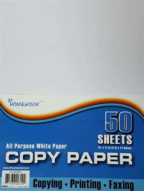 Wholesale White Copy Paper 50 Sheets 85 X 11 Dollardays