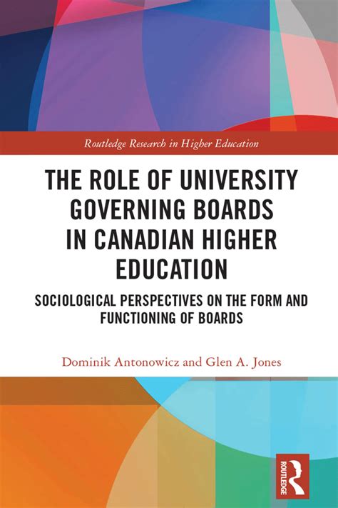 Pdf The Role Of University Governing Boards In Canadian Higher Education