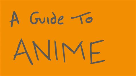 Guide To Animes Youtube