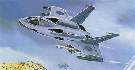 British Vtol Concept Aircraft Design Fighter Planes War Jet