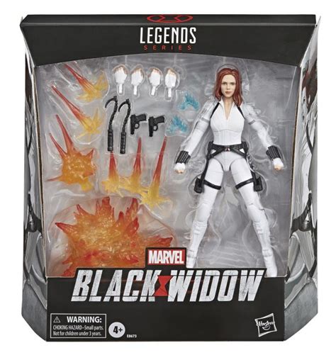 Black Widow Marvel Legends Deluxe White Costume Figure Up For Order