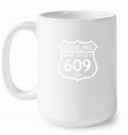 New Jersey Area Code 609 Roebling NJ Home Ceramic Mug - Mugs