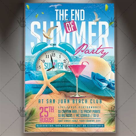 We are a small group of creative students that wants to pursue our design career, by buying from us you will not just only help our financial needs for. Download The End of Summer Flyer - PSD Template | PSDmarket