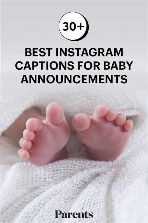 The Best Instagram Captions For Baby Announcements Newborn Baby