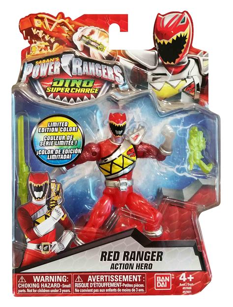 Buy Sabans Power Rangers Dino Super Charge Red Ranger Translucent