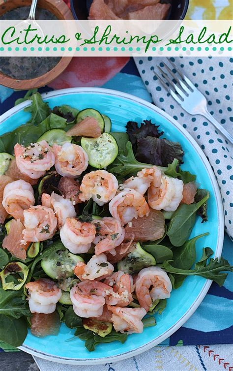Capture the taste of summer holidays and whip up some grilled squid or paella from our range of seafood recipes, or go cosy and wintry with shellfish soups and chowders. Low Carb Citrus & Shrimp Salad - Mom Unleashed | Summer salad recipes, Slow cooker recipes pork ...
