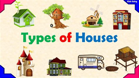 Different Types Of House For Kids List Of Houses With Pictures